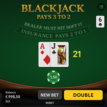 LimeWin - Blackjack RNG - Jeux de cartes virtuels